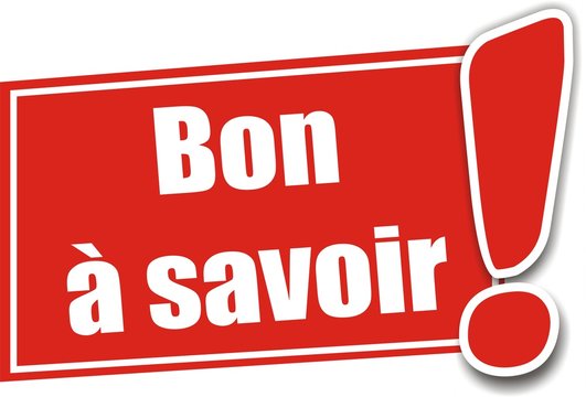 Bon à savoir