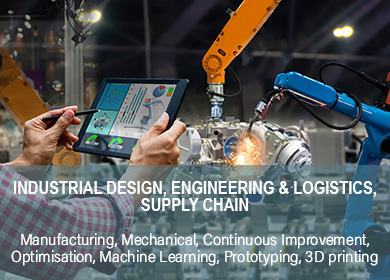 INDUSTRIAL DESIGN, ENGINEERING & LOGISTICS, SUPPLY CHAIN