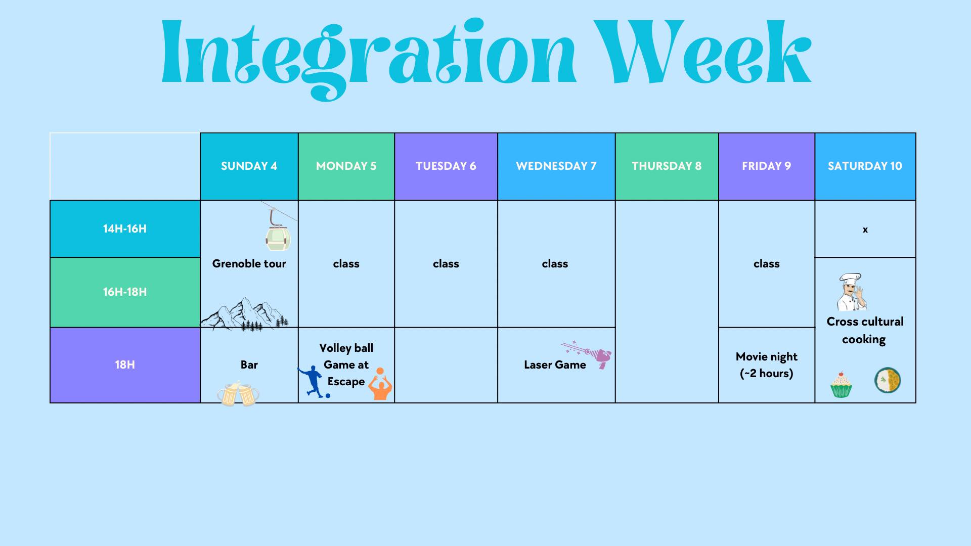 Integration week BIE - semestre 2